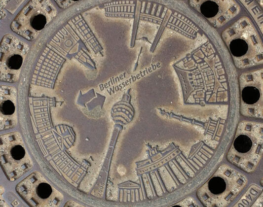 Gullideckel, Berlin, Deutschland